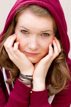 Portrait of a young person