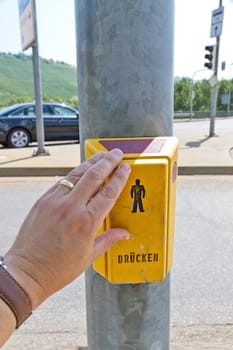 pedestrians on the way
