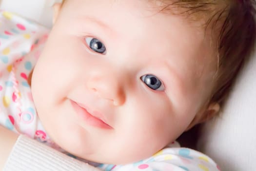 Image of the beautiful cute newborn girl