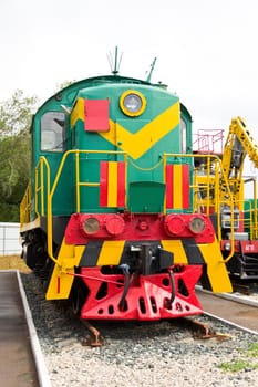 Photo of Russian rail road locomotive