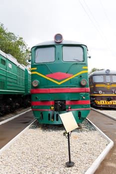 Photo of Russian rail road locomotive