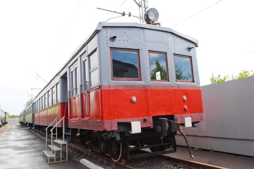 Photo of Russian rail road locomotive