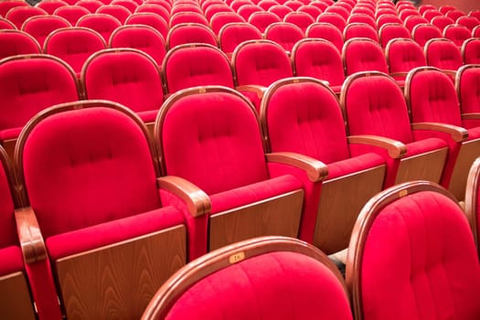Interior of opera and ballet theatre in Samara