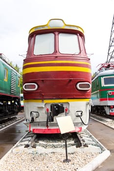 Photo of Russian rail road locomotive