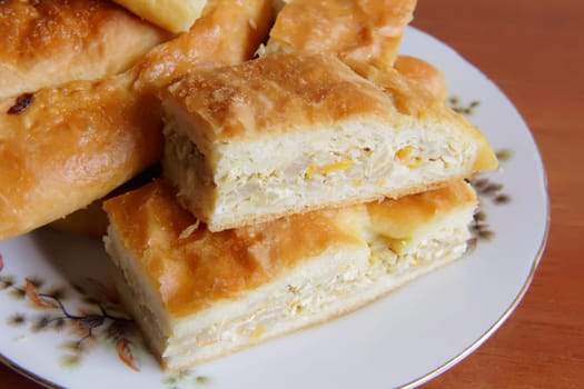 Image of Russian Traditional handmade ruddy pie