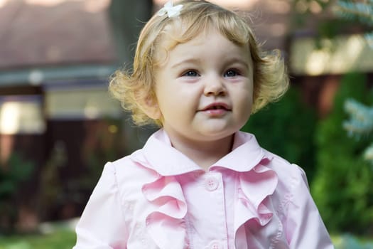 Image of the beautiful cute infant girl