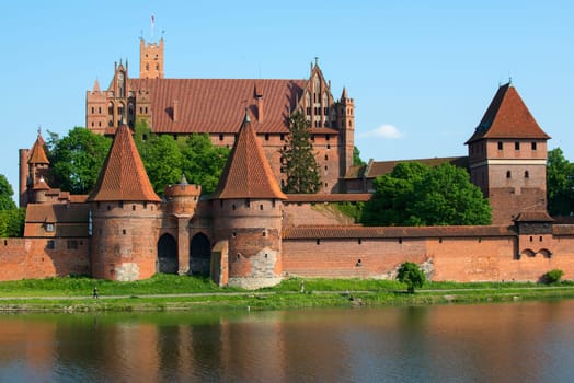 Marienburg an der Nogat in Poland