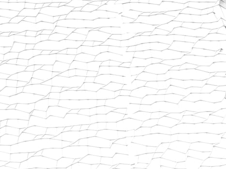 3d redndering scratch wall texture isolated with white