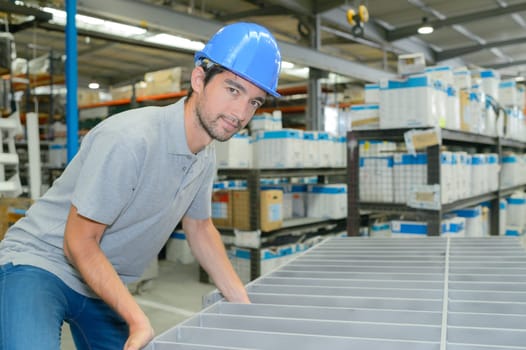 man in the factory