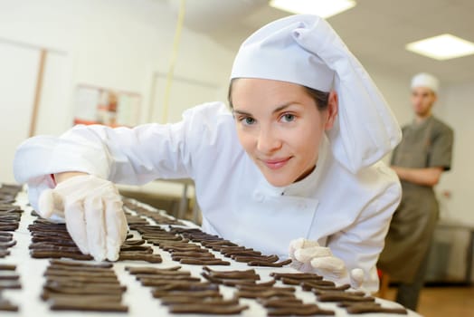 woman with finished product