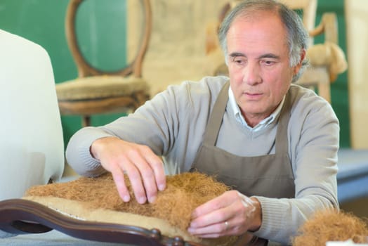 Furniture repair shop