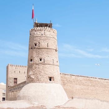Al Fahidi Fort (1787), home to the Dubai Museum and city's oldest building. Dubai, UAE.