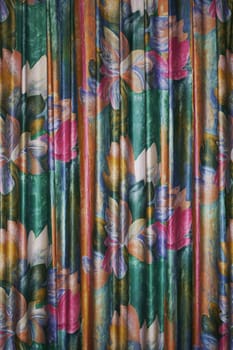 Colorful curtains in a hotel