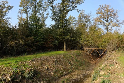Historic Tank Trench World War II