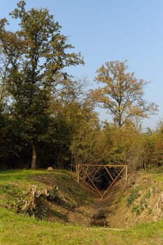 Historic Tank Trench World War II