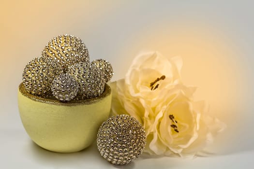 Balls and flowers