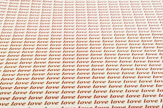 beautiful background of love word