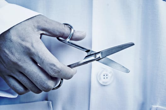 Surgical instruments in operating room