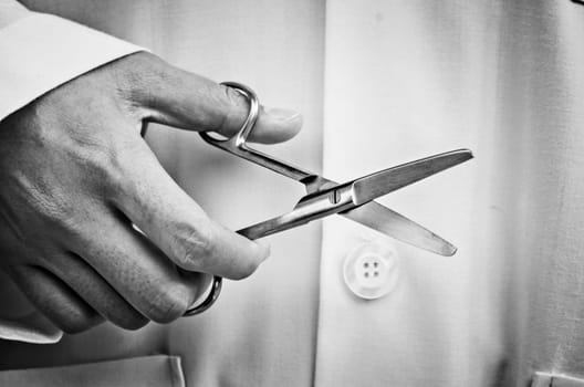 Surgical instruments in operating room