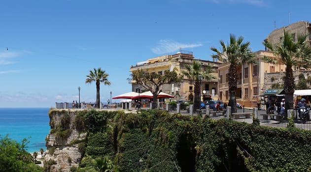 Old town promenade of Tropea