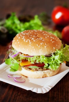 Veggie Cheeseburger
