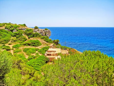 Finca / house with ocean view at cliff coast