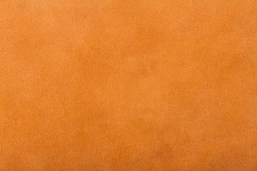Close up of orange leather texture