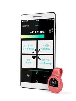 Clip-on fitness tracker syncs with smartphone