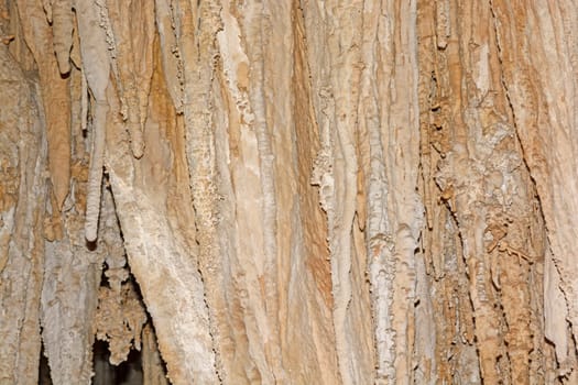 Stalactite Details in a Carlsbad Cavern in New Mexico