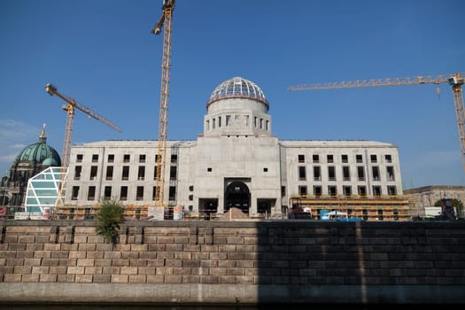 Reconstruction of city castle in Berlin 2015