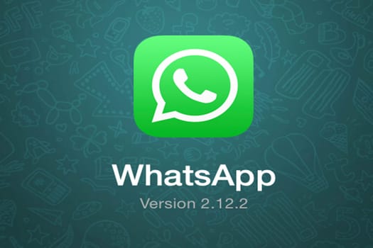 Whatsapp trade mark on screen