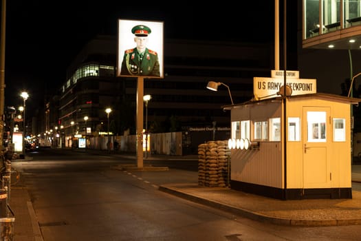 Checkpoint Charlie in Berlin Friedrichstraße