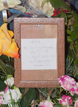 Commemoration of Elias and Mohamed at lageso,State Office for Health and Social Affairs,in Berlin,Turmstrasse,The 32-year-old Silvio S. (alleged perpetrator) is said to have kidnapped and killed Elias (6) from Potsdam and the refugee child Mohamed (4)