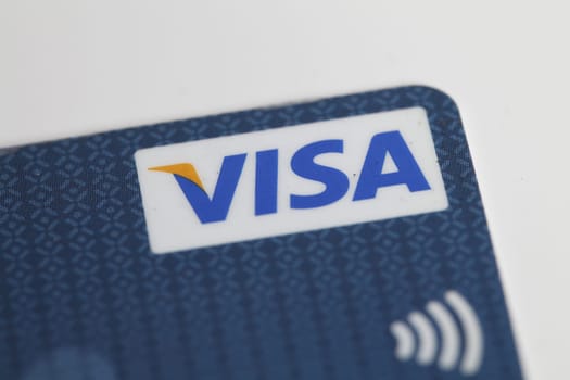 Visa trademark on card