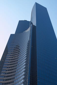 SEATTLE, WASHINGTON, USA - SEPTEMBER 9, 2011: Columbia Center in Seattle, Washington, United States. It is the Tallest Skyscraper in the City. The Office Tower Contains 76 Stories Above Ground and Seven Below.