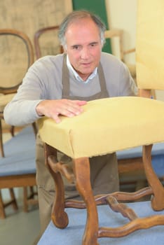 Furniture repair shop