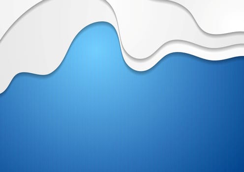 Abstract bright wavy background. Vector design eps10