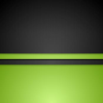 Concept tech green and black vector background