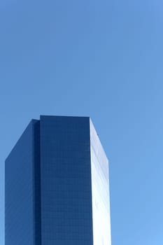 Modern office buildings and skyscraper background perspective