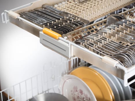 open dishwasher