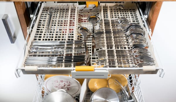 open dishwasher