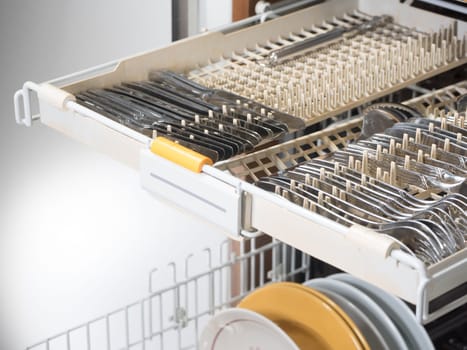 open dishwasher