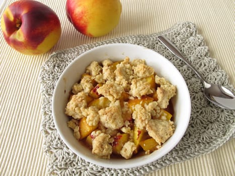 Nectarines Crumble