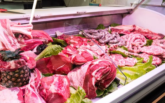 Meats and prepared Italian craft butcher Sicilian