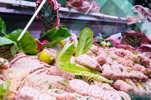 Meats and prepared Italian craft butcher Sicilian