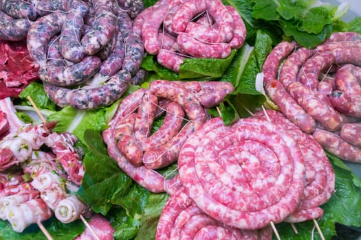 Meats and prepared Italian craft butcher Sicilian