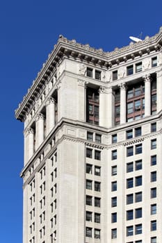 The NYC Municipal City Hall Building, center of city operations of New York City, United States of America