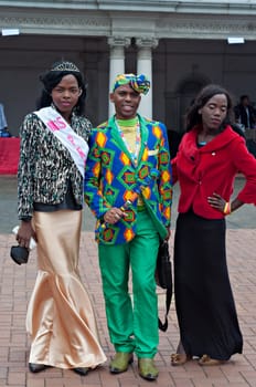 DURBAN, SOUTH AFRICA - JULY 23, 2016: Gay Pride celebration and parade at North Beach