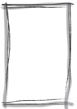 Frame brush stroke black.