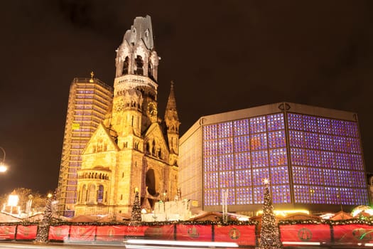 Christmas market at kurfuerstendamm in Berlin